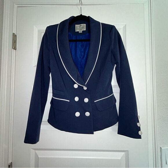 Collectif Bernadette Blazer Jacket - Picture 1 of 7
